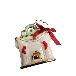 Spode "Our First Home 2021"  Ceramic Christmas Ornament Nib